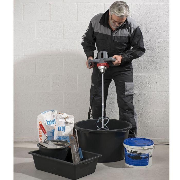 Mezclador de concreto / pintura POWERPLUS 1200 W POWE80070 con agitador de 120 mm 3 Mezclador de concreto / pintura POWERPLUS 1200 W POWE80070 con agitador de 120 mm 3