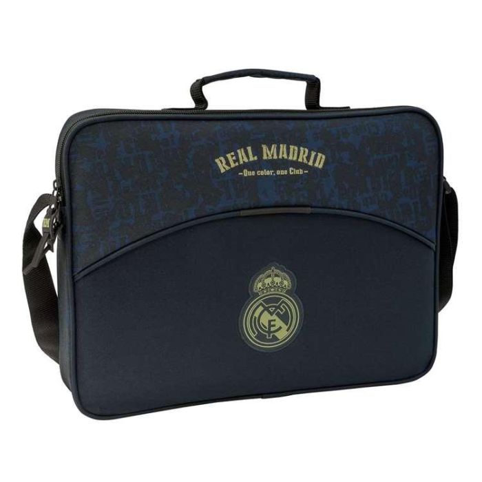 Cartera Escolar Real Madrid C.F. Azul marino (38 x 28 x 6 cm) Cartera Escolar Real Madrid C.F. Azul marino (38 x 28 x 6 cm)