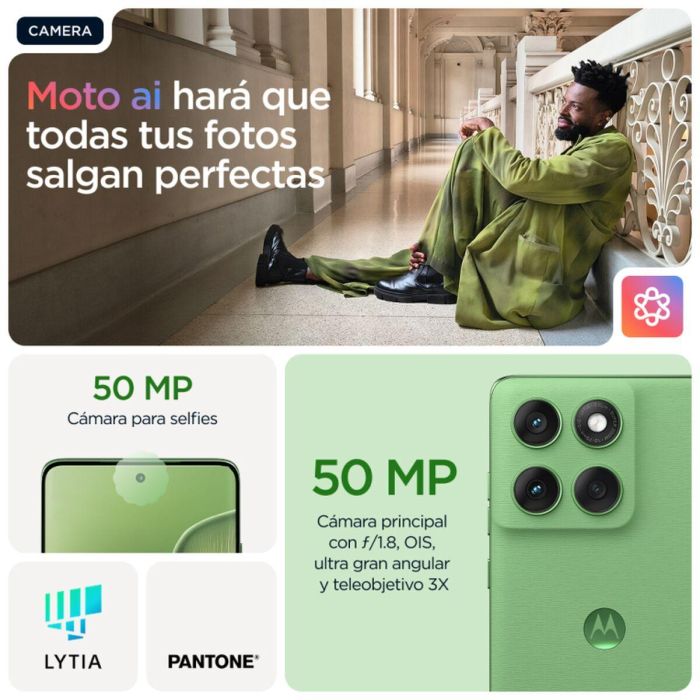 Smartphone Motorola PB7H0021ES 6,67" Octa Core 12 GB RAM 512 GB Verde 6