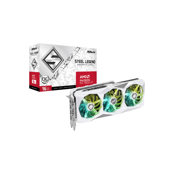 Asrock Radeon RX 7800 XT Steel Legend OC AMD 16 GB GDDR6 5 Asrock Radeon RX 7800 XT Steel Legend OC AMD 16 GB GDDR6 5