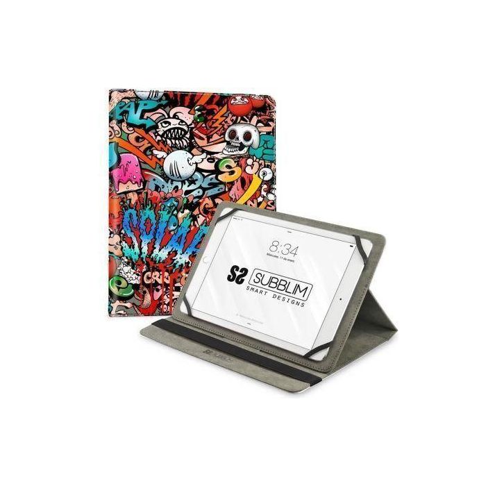 SUBBLIM Funda Tablet Trendy Case Graffiti 10,1"