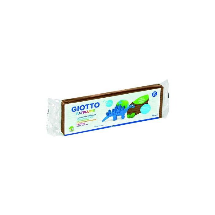 Plastilina Patplume 350Gr Caja 12 Pastillas Marron