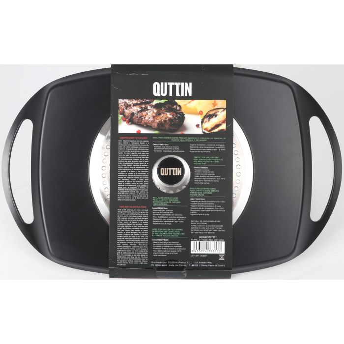 Quttin Parrilla Rectangular Grill 47 x 29 x 4.5 cm (6 Unidades) 3