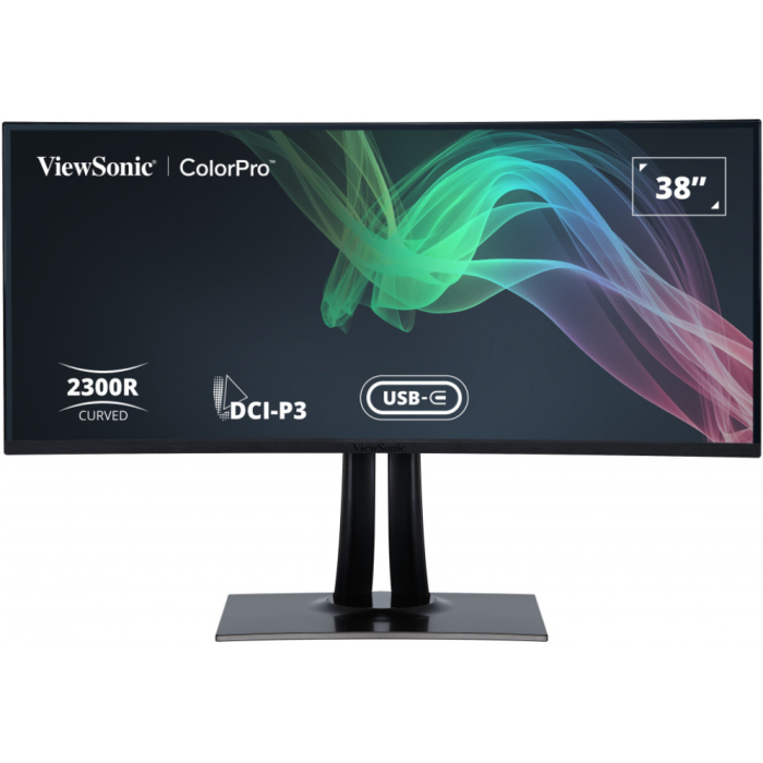 Viewsonic VP3881A Monitor Curvo 38" (96.5cm) WQHD+ IPS HDR10 USB-C HDMI DP LAN 5ms