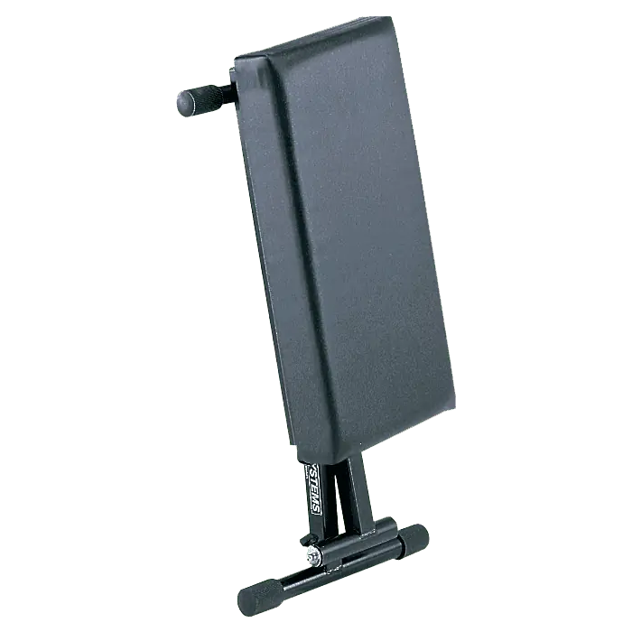 QUIKLOK Banqueta Piano X Deluxe Negra Ajustable en Altura Plegable Imitación Cuero 1