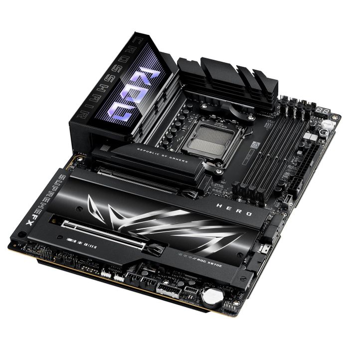 ASUS ROG CROSSHAIR X870E HERO Placa Base ATX, Socket AM5, DDR5-SDRAM 8 ASUS ROG CROSSHAIR X870E HERO Placa Base ATX, Socket AM5, DDR5-SDRAM 8