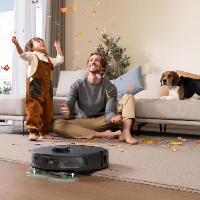 Eufy X9 Pro - Robot aspirador con cámara LDS y autovaciado, fregado, 5500 Pa, control por voz, compatible con Google Assistant y Alexa, negro 10 Eufy X9 Pro - Robot aspirador con cámara LDS y autovaciado, fregado, 5500 Pa, control por voz, compatible con Google Assistant y Alexa, negro 10