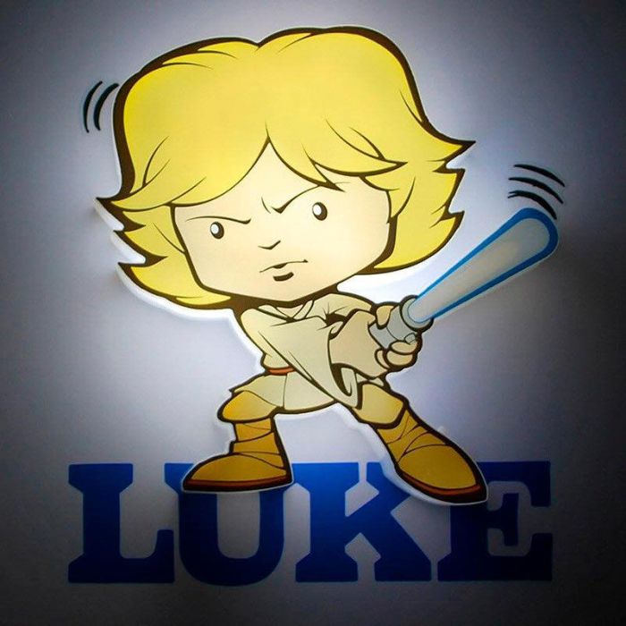 3D Light FX Lámpara LED Mini Luke Skywalker Star Wars – No se calienta 1