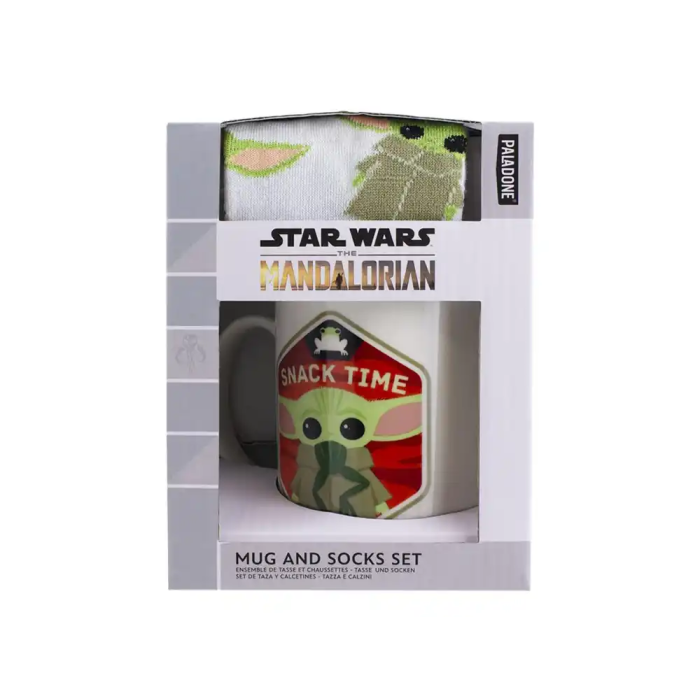 Wondee Set Regalo The Mandalorian Taza y Calcetines Baby Yoda Grogu 5