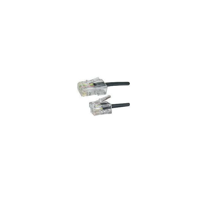 MicroConnect RJ11-RJ45 Male/Male, Black, 3.0m MicroConnect RJ11-RJ45 Male/Male, Black, 3.0m
