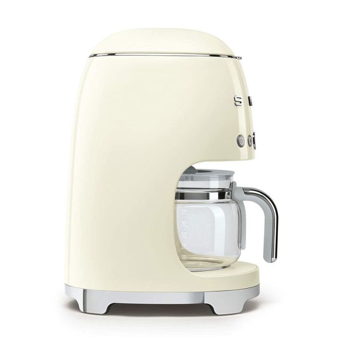 Cafetera de Goteo Smeg DCF02CREU 1050 W Retro Gris Crema 3