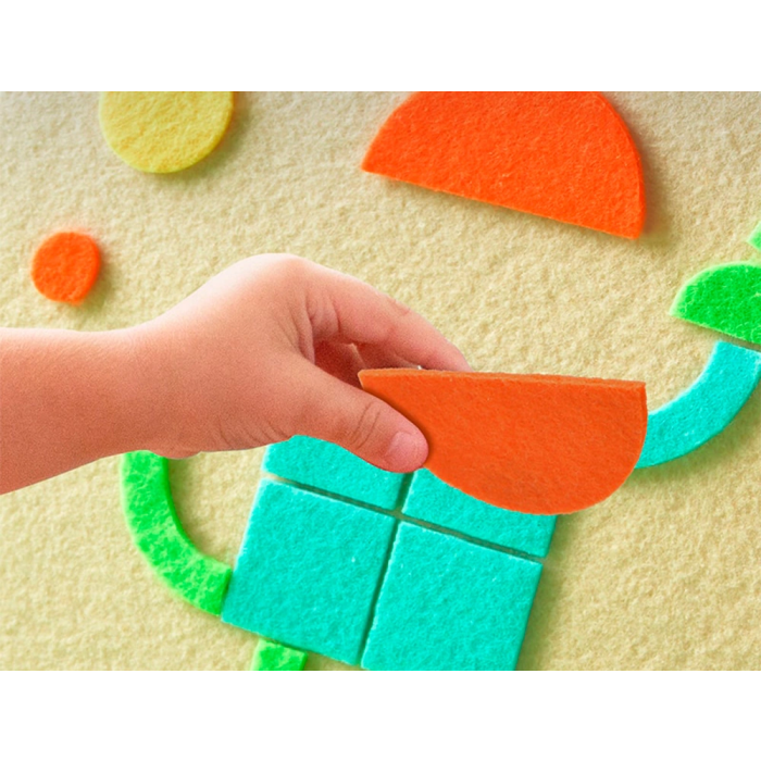 Mideer Puzle Figuras Geométricas Fieltro 157 Piezas 3