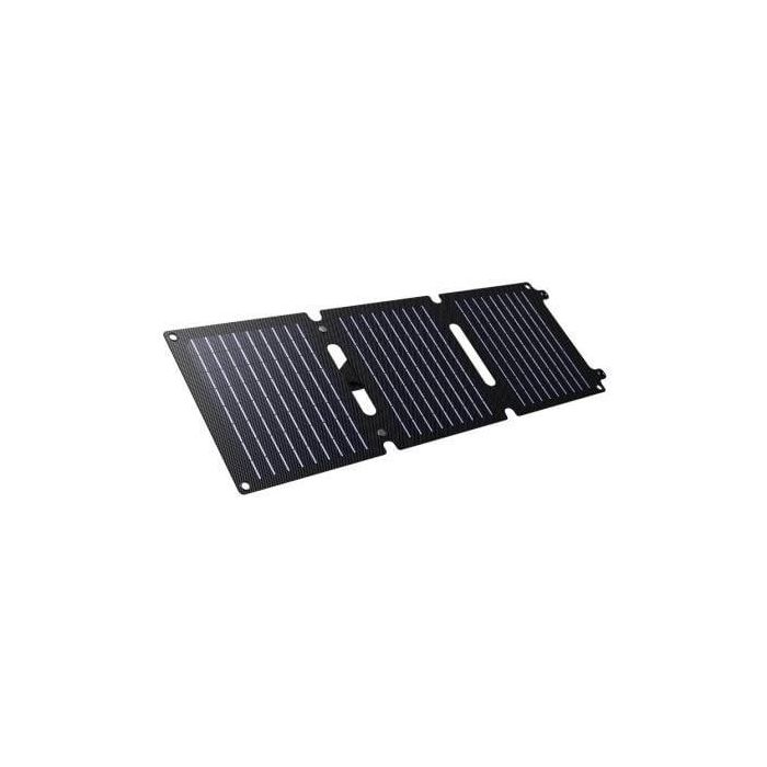 Trust Zuny 25238 Panel Solar Portátil 20W | Carga Rápida 15W con 1x USB-C y 1x USB-A para Móviles, Tablets y Baterías 1
