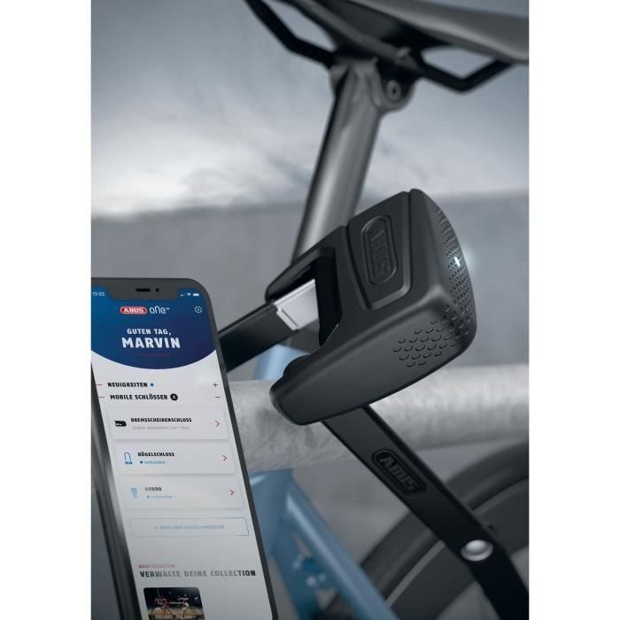 ABUS Candado plegable BORDO ONE 6000A/120 con Soporte SH + RC Negro 2 ABUS Candado plegable BORDO ONE 6000A/120 con Soporte SH + RC Negro 2