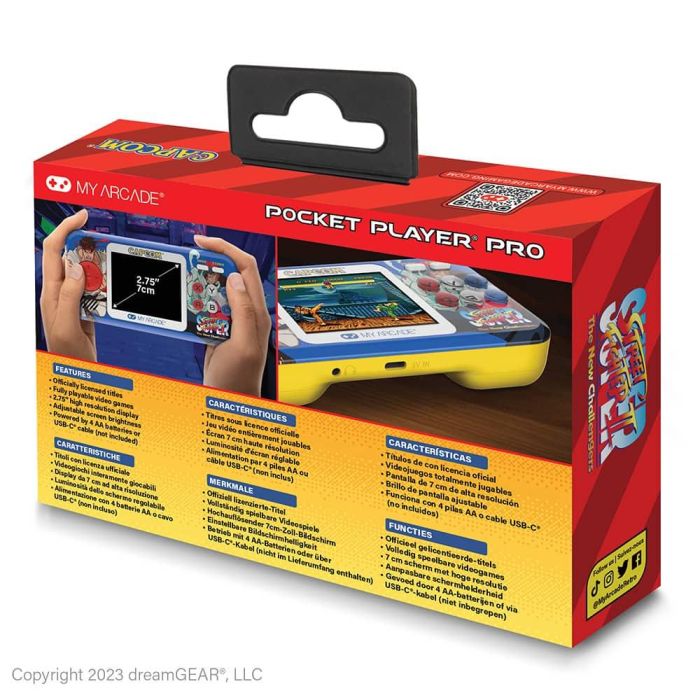 Videoconsola Portátil My Arcade Pocket Player PRO - Super Street Fighter II Retro Games 5 Videoconsola Portátil My Arcade Pocket Player PRO - Super Street Fighter II Retro Games 5