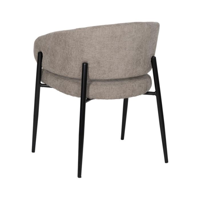 Silla Taupe Tejido-Metal Contract 60 X 57 X 79 cm