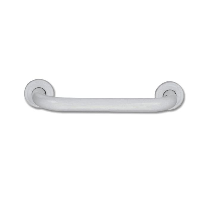 Edm Asa de baño blanca de acero inoxidable 25cm 0 Edm Asa de baño blanca de acero inoxidable 25cm 0
