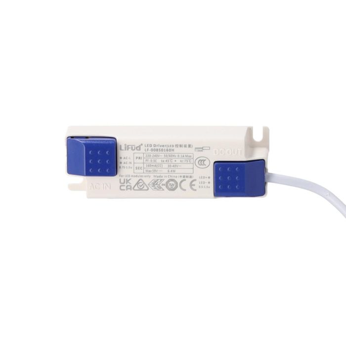 Foco Downlight Spot LED 7W 700Lm 2700ºK Blanco Cálido Circular Empotrable SMD3030 CRI 90 Driver No Flicker Regulable 1