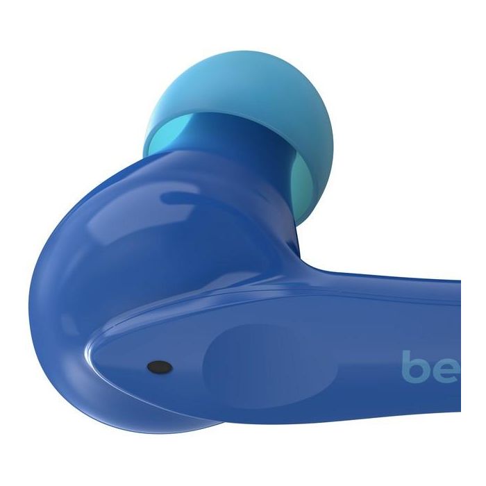 Auriculares con Micrófono Belkin PAC003BTBL Azul 1 Auriculares con Micrófono Belkin PAC003BTBL Azul 1