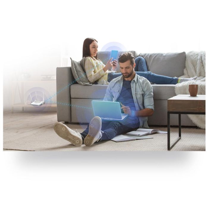 D - Link Router Wifi 6 R15 Eagle Doble Banda 2.4/5 GHz Wi-Fi 6 (802.11ax) 300 Mbps + 1201 Mbps Gigabit Ethernet 3 Puertos LAN Blanco 6