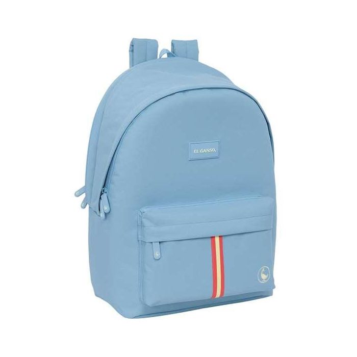 El Ganso Mochila Basics Cerulean Doble para Portátil 15.6" con USB 31x44x18 cm 0 El Ganso Mochila Basics Cerulean Doble para Portátil 15.6" con USB 31x44x18 cm 0
