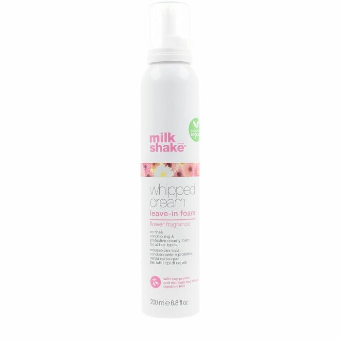 Milk Shake WHIPPED CREAM Crema Espumosa Acondicionadora Sin Aclarado Florales Vegana 200 ml