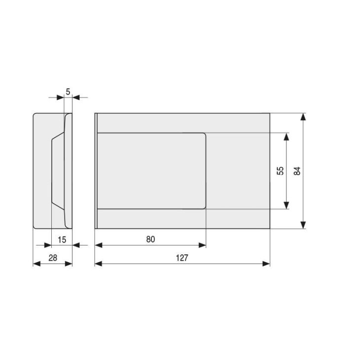 CAMAR Funda Plástico para Colgador Forte XL, Acabado Gris 2