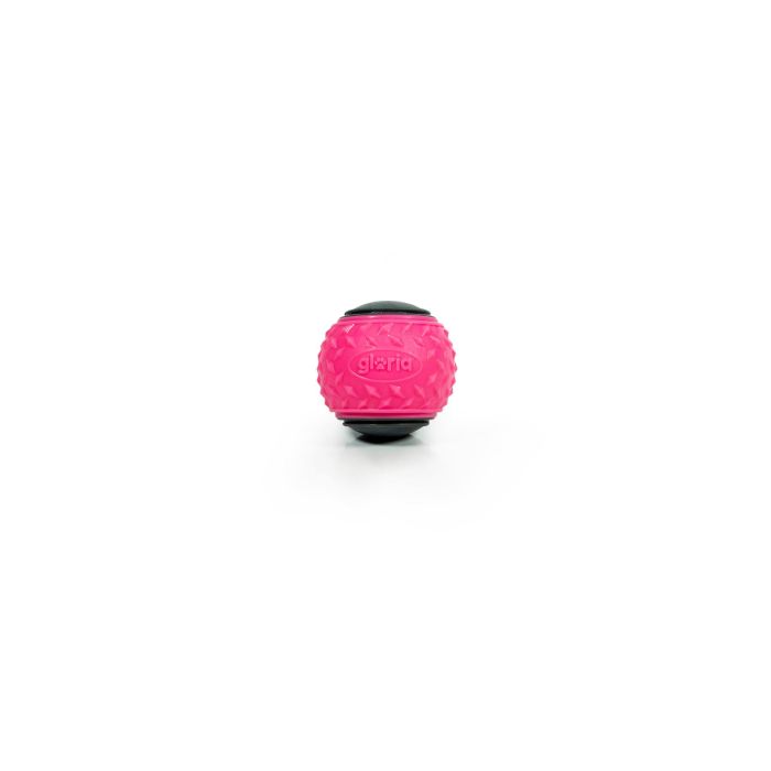 Gloria Play And Run Pelota Mega Squeaker para Perros M 6.35 cm Rosa-Gris (2 Unidades) - Juguete de Ejercicio y Adiestramiento TPR 2