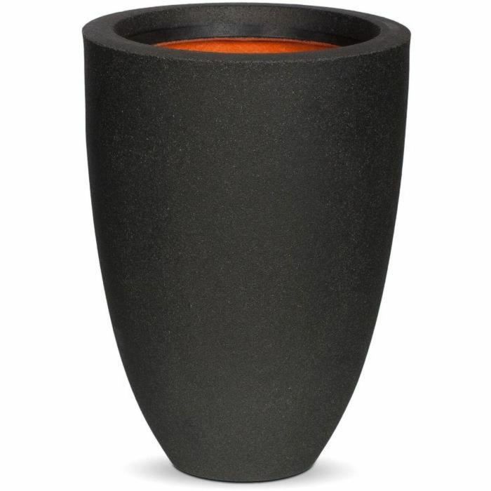 Capi Europe AUC8716443037801 Florero bajo elegante Smooth NL, 34 x 46 cm, Negro