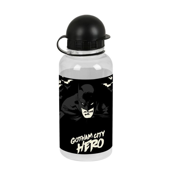 Botella de Agua Batman Hero Negro PVC 500 ml 1 Botella de Agua Batman Hero Negro PVC 500 ml 1