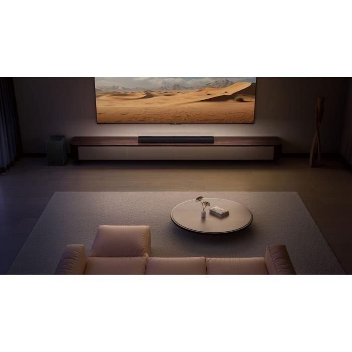 TCL Q75HE Barra de Sonido Ray-Danz Dolby Atmos 5.1.2ch 620W con Subwoofer Inalámbrico Bluetooth Negro 5