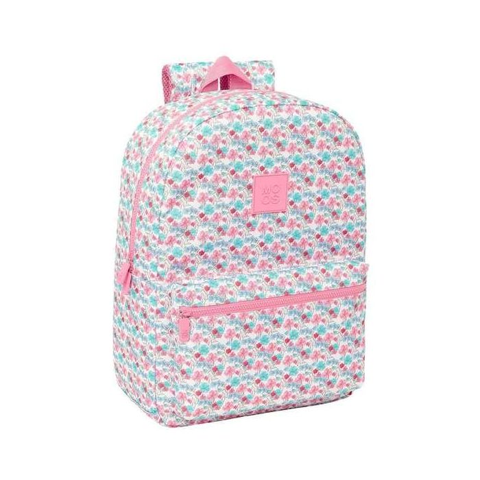 Mochila para Portátil Moos Flores Multicolor 32 x 43 x 14 cm 4 Mochila para Portátil Moos Flores Multicolor 32 x 43 x 14 cm 4