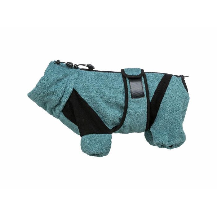 Albornoz para perro Trixie Azul M 22