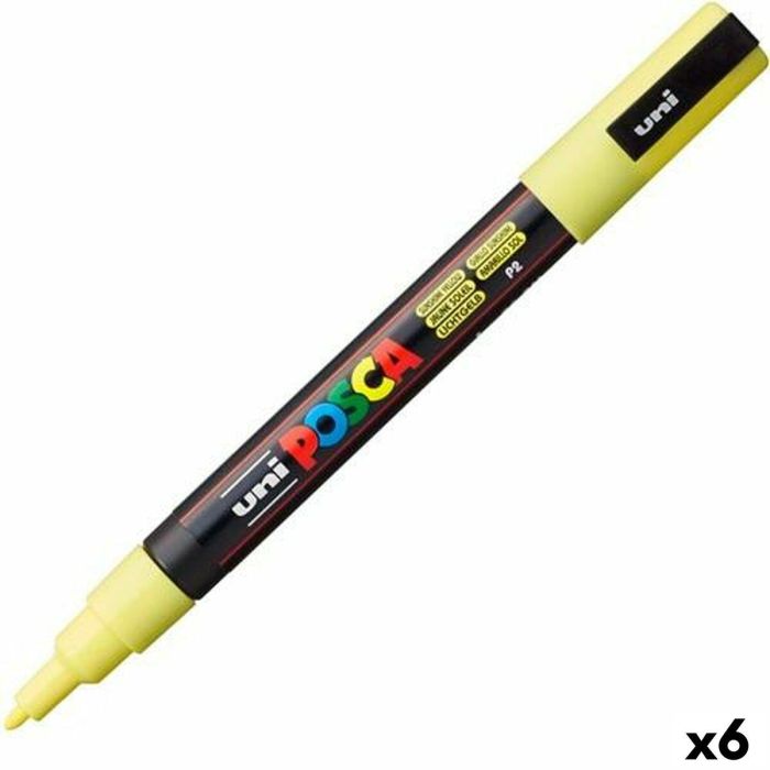 Rotulador de pintura acrílica POSCA PC-3M Amarillo 0,9-1,3 mm (6 Unidades) 0 Rotulador de pintura acrílica POSCA PC-3M Amarillo 0,9-1,3 mm (6 Unidades) 0