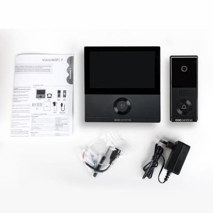 Scs Sentinel SCS3701085207151 Videoportero VisioWifi con Conexión por Cable, Visión Nocturna, Negro 3 Scs Sentinel SCS3701085207151 Videoportero VisioWifi con Conexión por Cable, Visión Nocturna, Negro 3