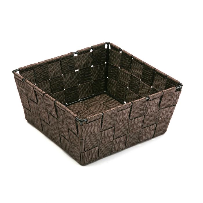 Cesta Mediana Chocolate Versa 19x9 cm - Nylon Cesta Mediana Chocolate Versa 19x9 cm - Nylon