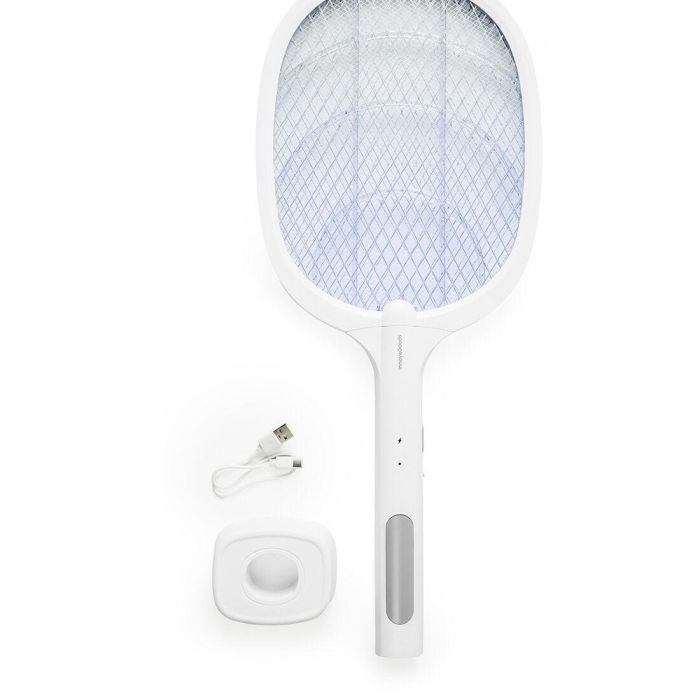 Raqueta Matainsectos Recargable con Luz UV 2 en 1 Elecfly InnovaGoods 6 Raqueta Matainsectos Recargable con Luz UV 2 en 1 Elecfly InnovaGoods 6