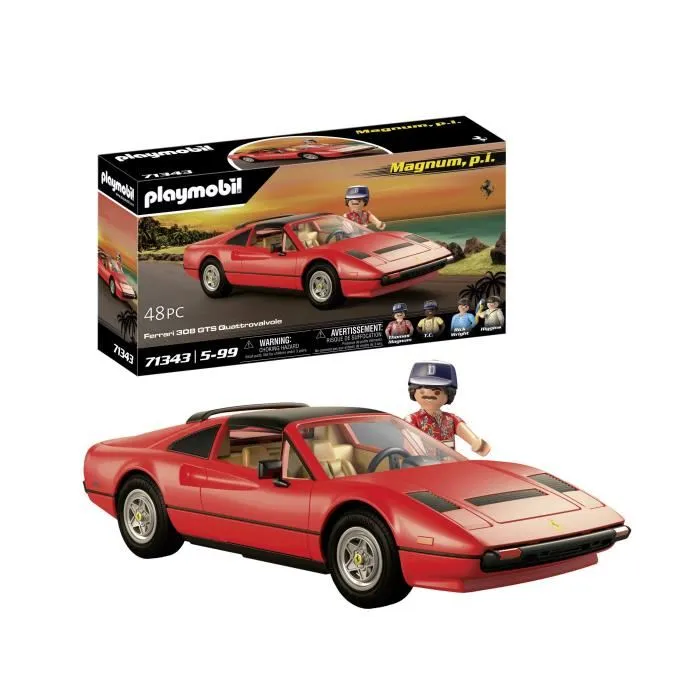 Playmobil Ferrari 308GTS Magnum 71343 Coches Clásicos Coche de Colección 2 Playmobil Ferrari 308GTS Magnum 71343 Coches Clásicos Coche de Colección 2