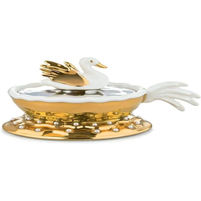 Alessi MJ16 13 Narciso Ornamento de Porcelana Decorado a Mano