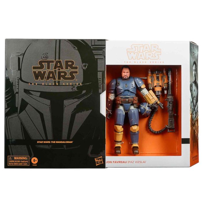 HASBRO Figura Jon Favreau The Mandalorian The Black Series 15cm Articulada con Accesorios Star Wars