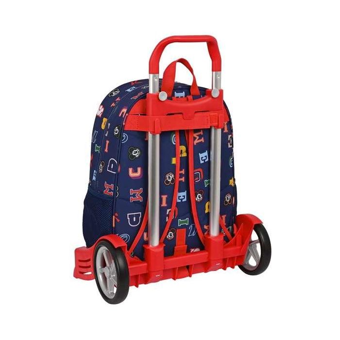 Mochila Escolar con Ruedas Mickey Mouse Clubhouse Only one Azul marino 33 x 42 x 14 cm 1 Mochila Escolar con Ruedas Mickey Mouse Clubhouse Only one Azul marino 33 x 42 x 14 cm 1