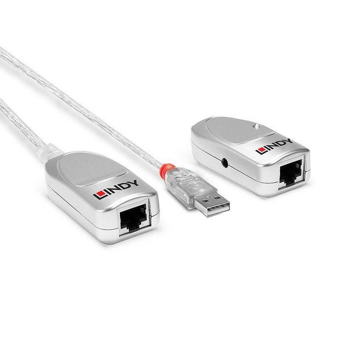 Lindy Extensor USB Cat.6 de 50m - Unidad Local y Remota para Conectar Dispositivos a PC/Laptop, Ideal para Acceso a Archivos 2