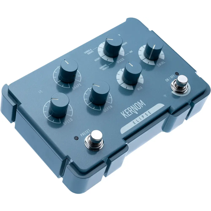 Kernom ELPSE Pedal de Modulación con Chorus, Phaser, Flanger, Vibrato y Univibe 3