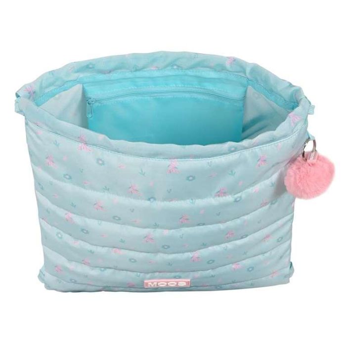 Bolsa Mochila con Cuerdas Moos Garden Turquesa 3 Bolsa Mochila con Cuerdas Moos Garden Turquesa 3