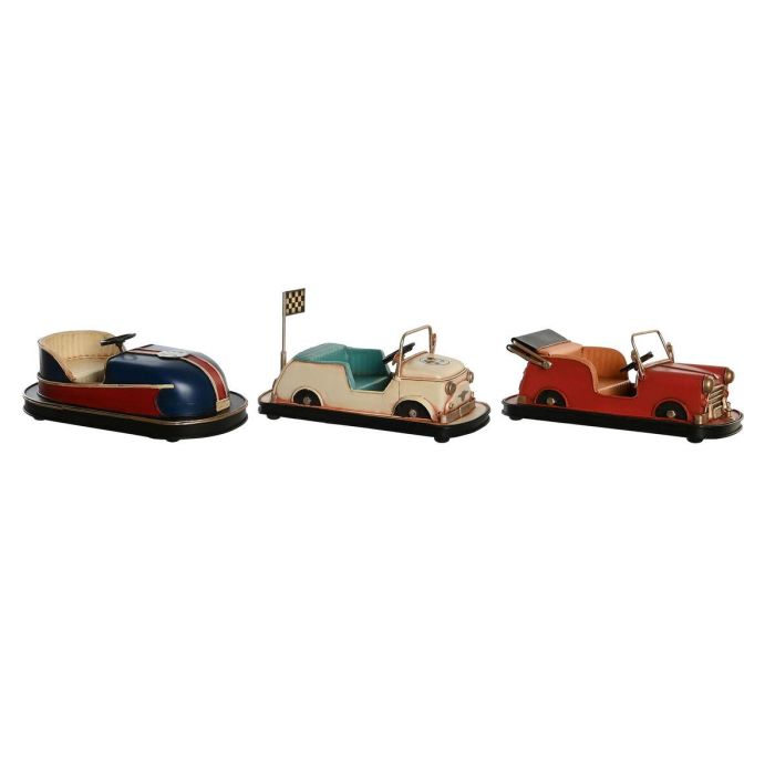 Vehiculo Decoracion Vintage DKD Home Decor Blanco Rojo 11.5 x 10 x 23.5 cm (3 Unidades) Vehiculo Decoracion Vintage DKD Home Decor Blanco Rojo 11.5 x 10 x 23.5 cm (3 Unidades)