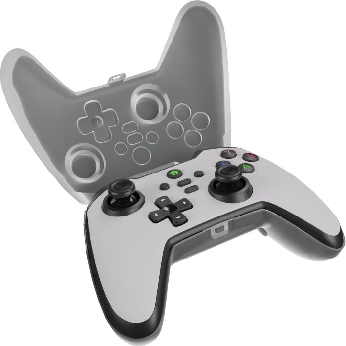 GENESIS Mangan 400 Gamepad Inalámbrico Bluetooth Blanco para PC, Switch, Android, iOS. Precisión, Vibración, Joysticks Analógicos 12