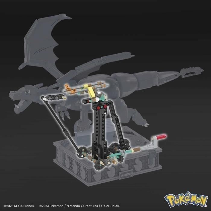 MEGA Bloks Pokémon Charizard Movimiento Hmw05 - Set de Construcción Mecanizado con Expositario (+12 Años) 4 MEGA Bloks Pokémon Charizard Movimiento Hmw05 - Set de Construcción Mecanizado con Expositario (+12 Años) 4
