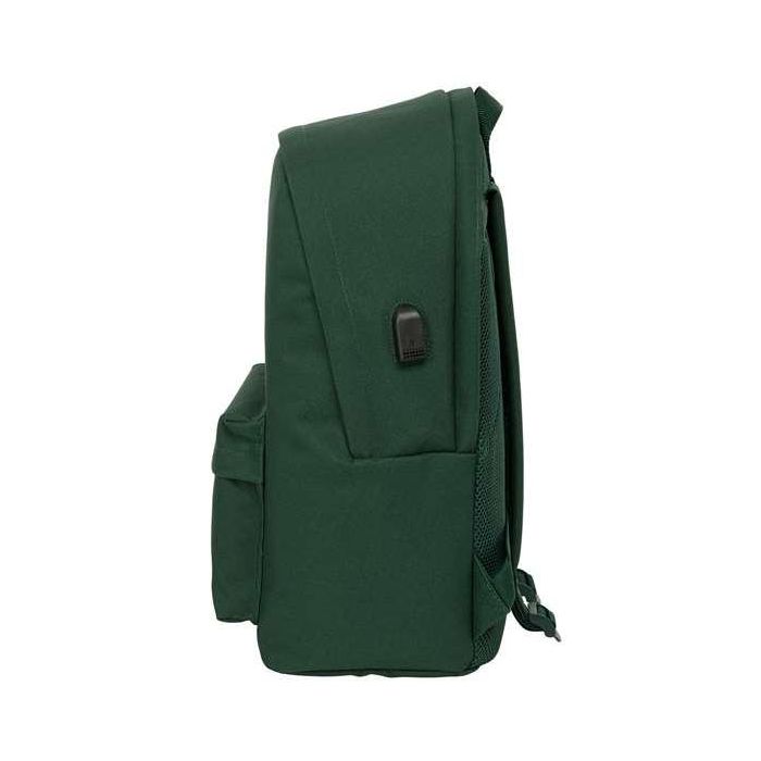 El Ganso Mochila Doble para Portátil 15,6" + USB Basics Green 31x44x18 cm 2 El Ganso Mochila Doble para Portátil 15,6" + USB Basics Green 31x44x18 cm 2