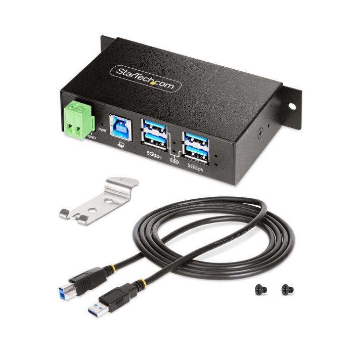 Hub Usb Startech 5 gr4Aindrm - Usb - A - Hub 4 Puertos 7 Hub Usb Startech 5 gr4Aindrm - Usb - A - Hub 4 Puertos 7