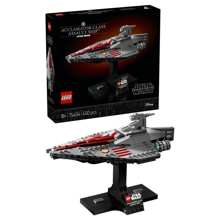 LEGO Star Wars Nave de Asalto Clase Acclamator 75404 450 Piezas 5 LEGO Star Wars Nave de Asalto Clase Acclamator 75404 450 Piezas 5